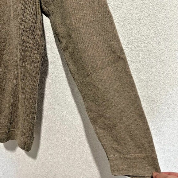 Eddie Bauer Men's Size XXL 100% Cotton Long Sleeves Pullover Sweater Brown - Picture 4 of 13